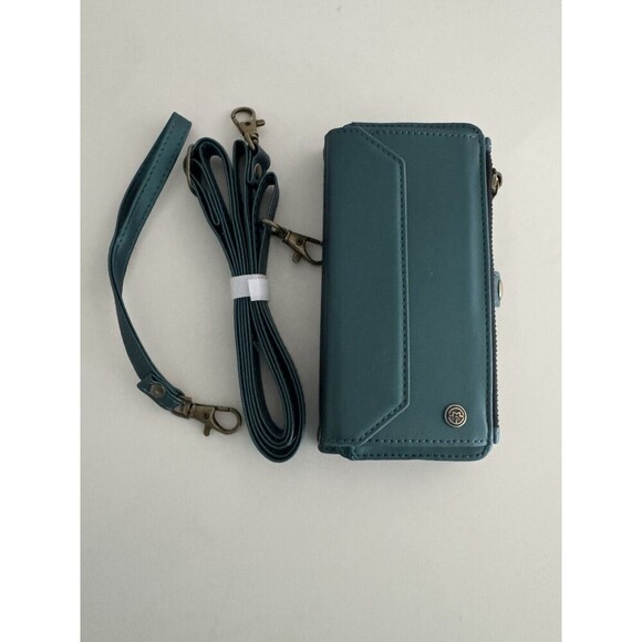 Crossbody Wallet Case Compatible with RFID Blocking 7-Card iPhone 13 Great Gift - Picture 9 of 15